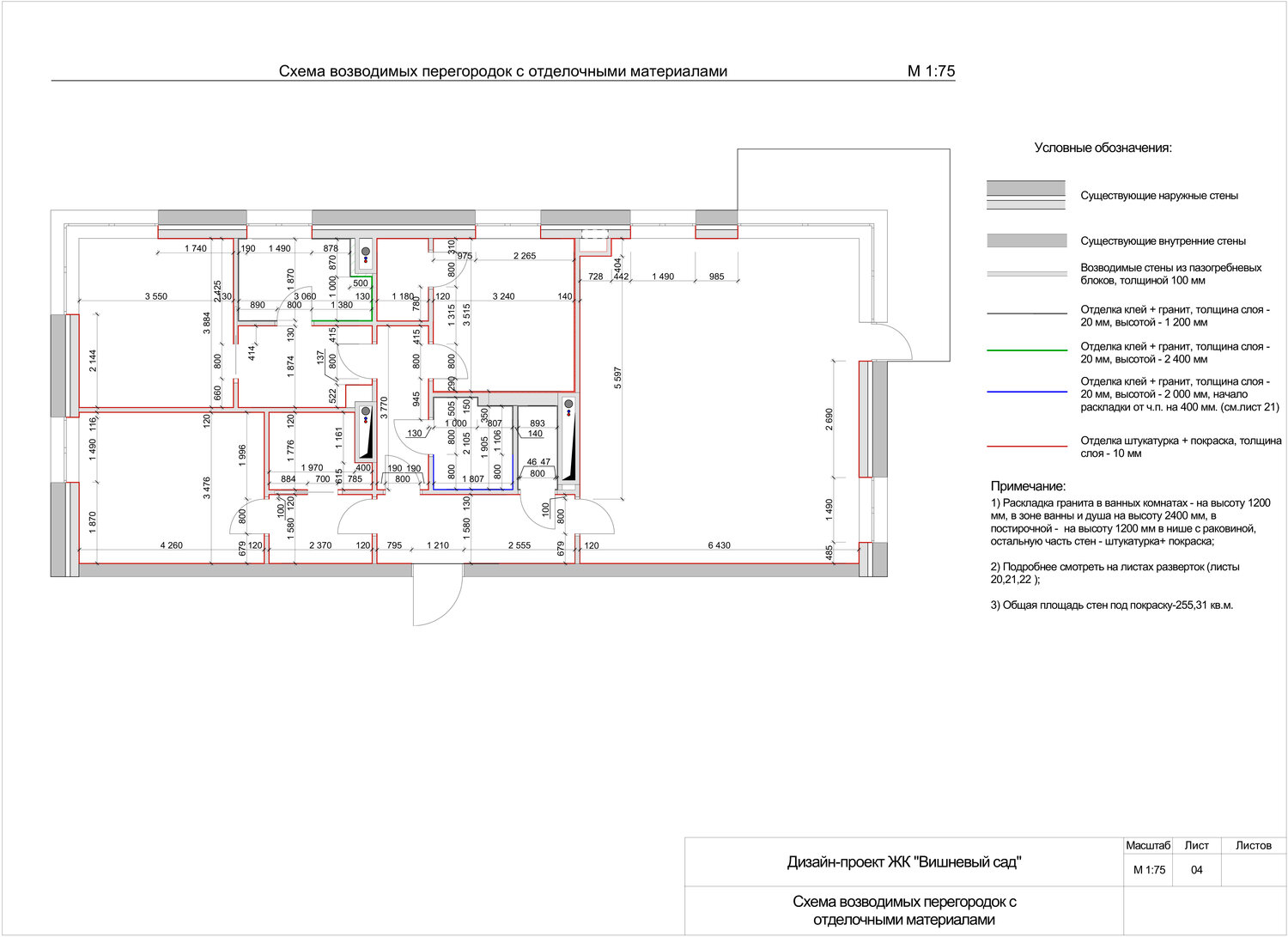 Схема покраски стен чертеж - 85 фото