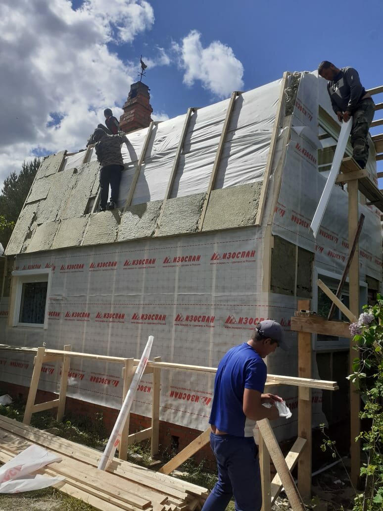 Утепление фасадов