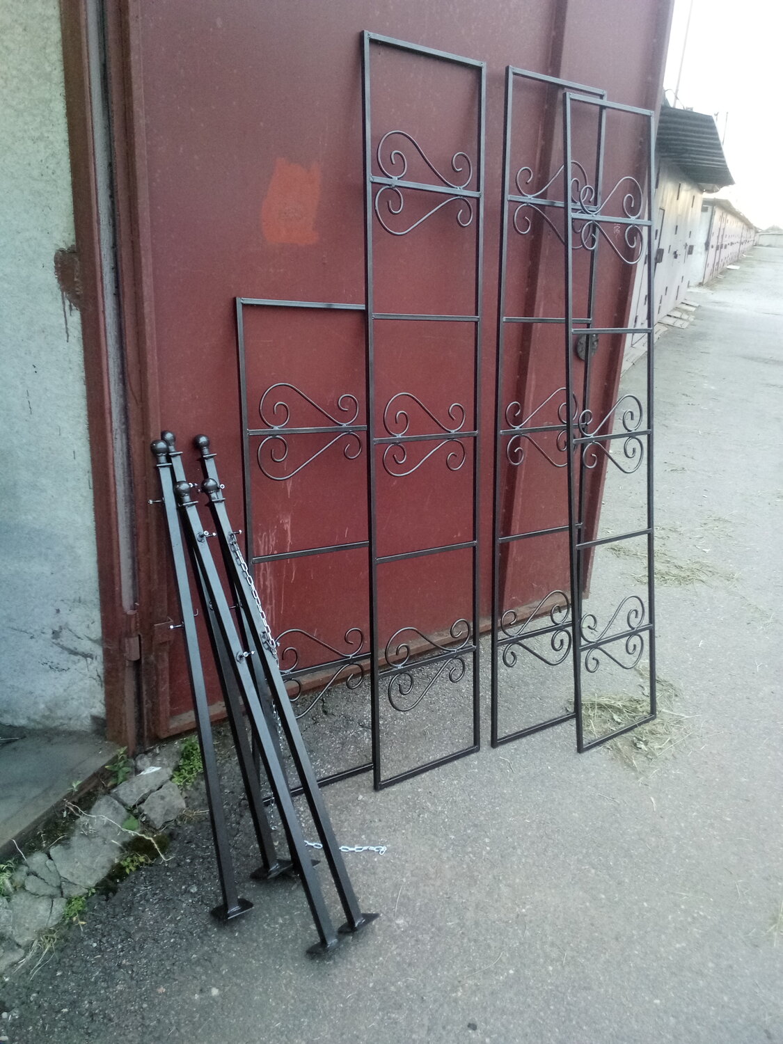 калитка из нержавеющей стали, решетка из профильной трубы, калитка, изготовление решеток заборов, ограждение