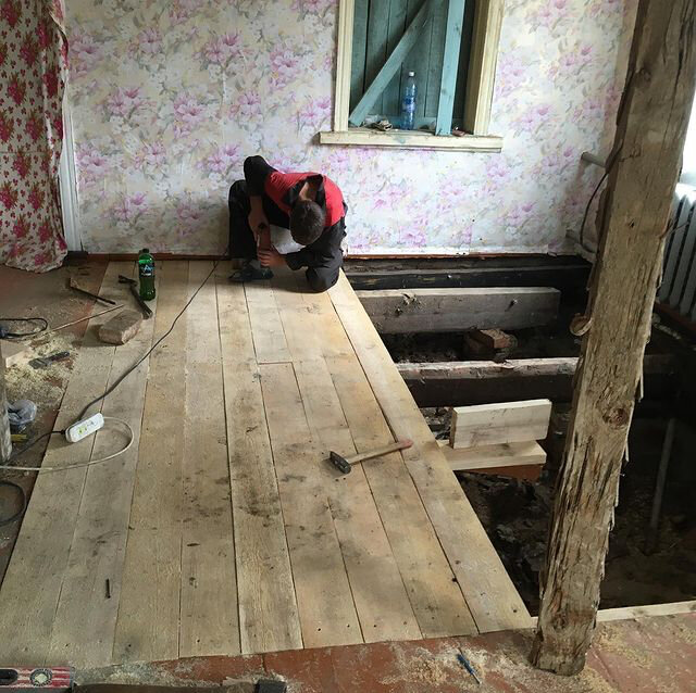 Замена полов