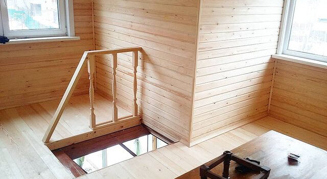 Отделка деревянного дома