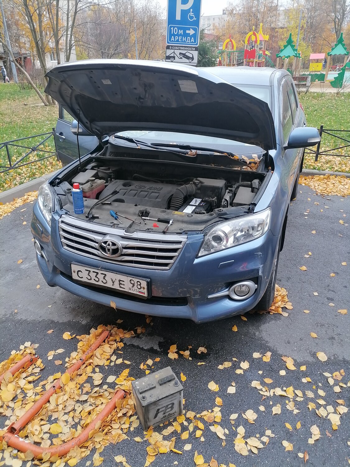 автомобиль, авто, легковой автомобиль, упоры капота toyota venza, Toyota RAV 4 III (XA30) Рестайлинг