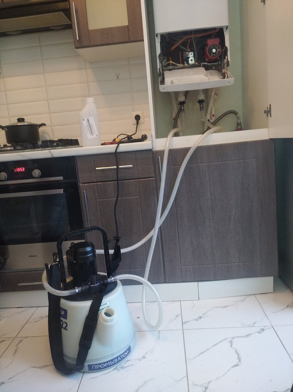 промывка газовых котлов, бытовая техника, промывка газового котла от накипи, промывка теплообменника газового двухконтурного котла, промывка газовых котлов отопления