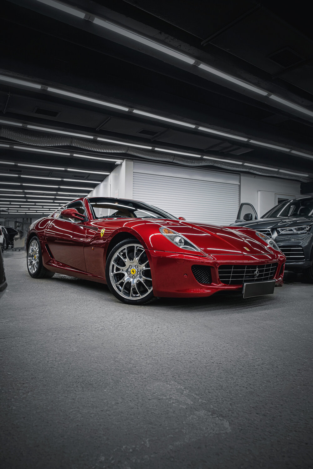 красная феррари, феррари автомобиль, мойка феррари, ferrari, феррари 599 fiorano