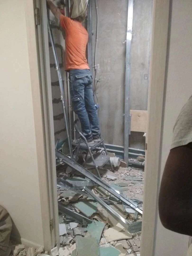 демонтажные работы, ремонт, демонтаж стен, демонтаж, демонтаж гипсокартонных стен