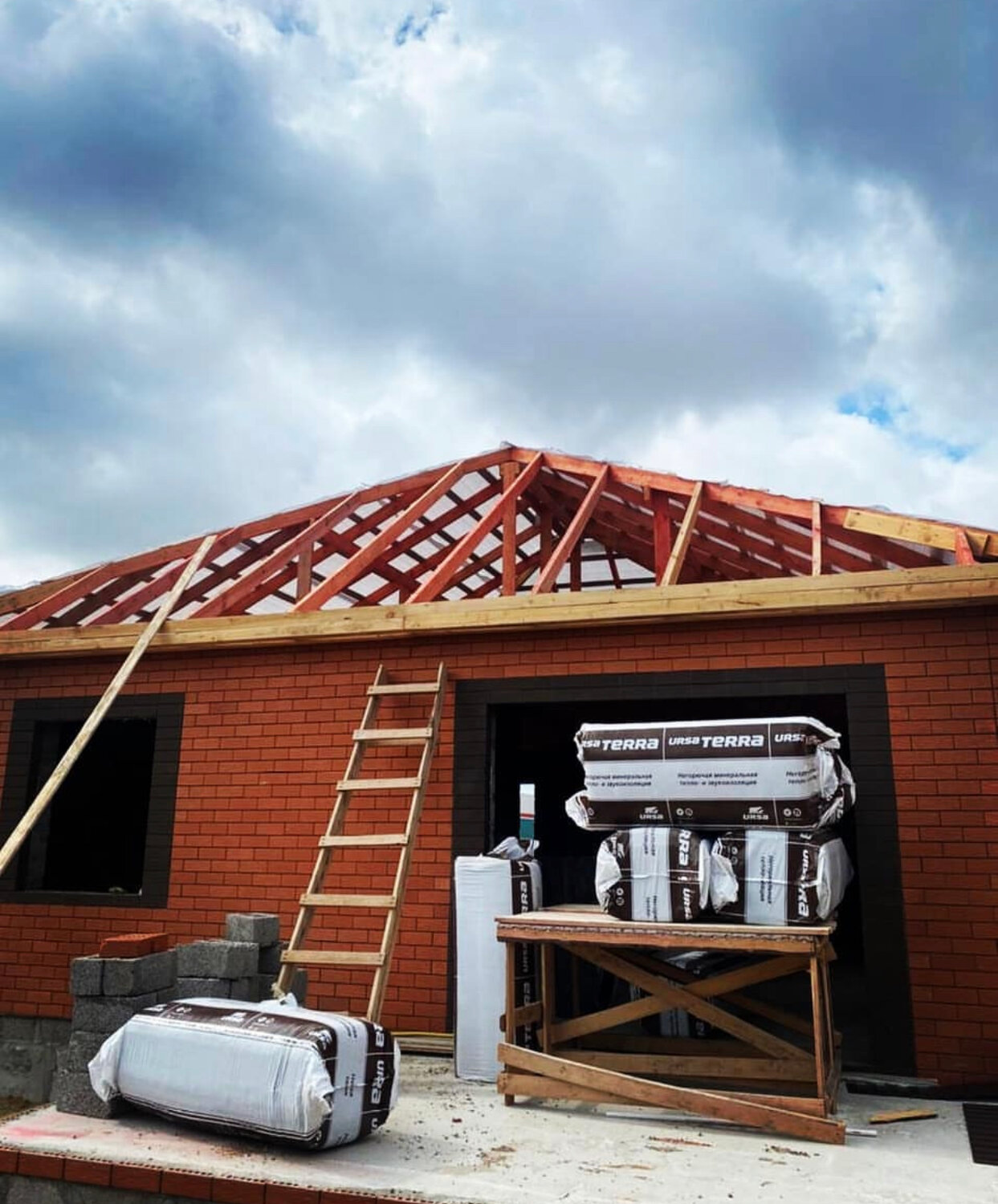 строим дом, кровля, стройка дома, строительство домов, крыша дома