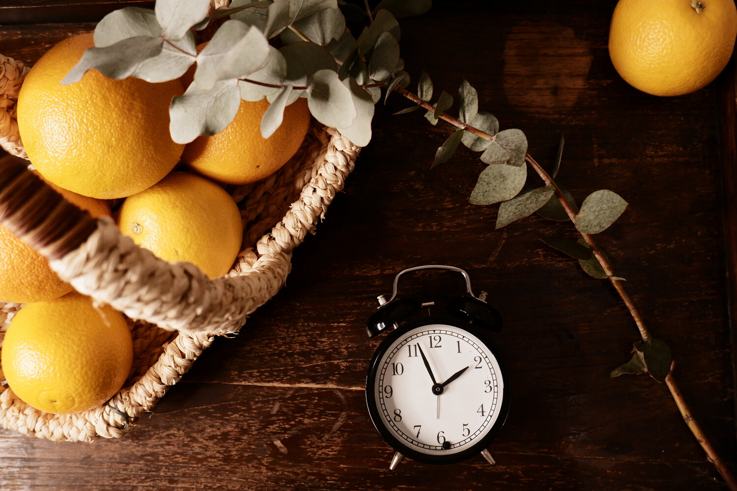 апельсины, часы и мандарины, цитрусовые, фрукт, часы из мандаринов