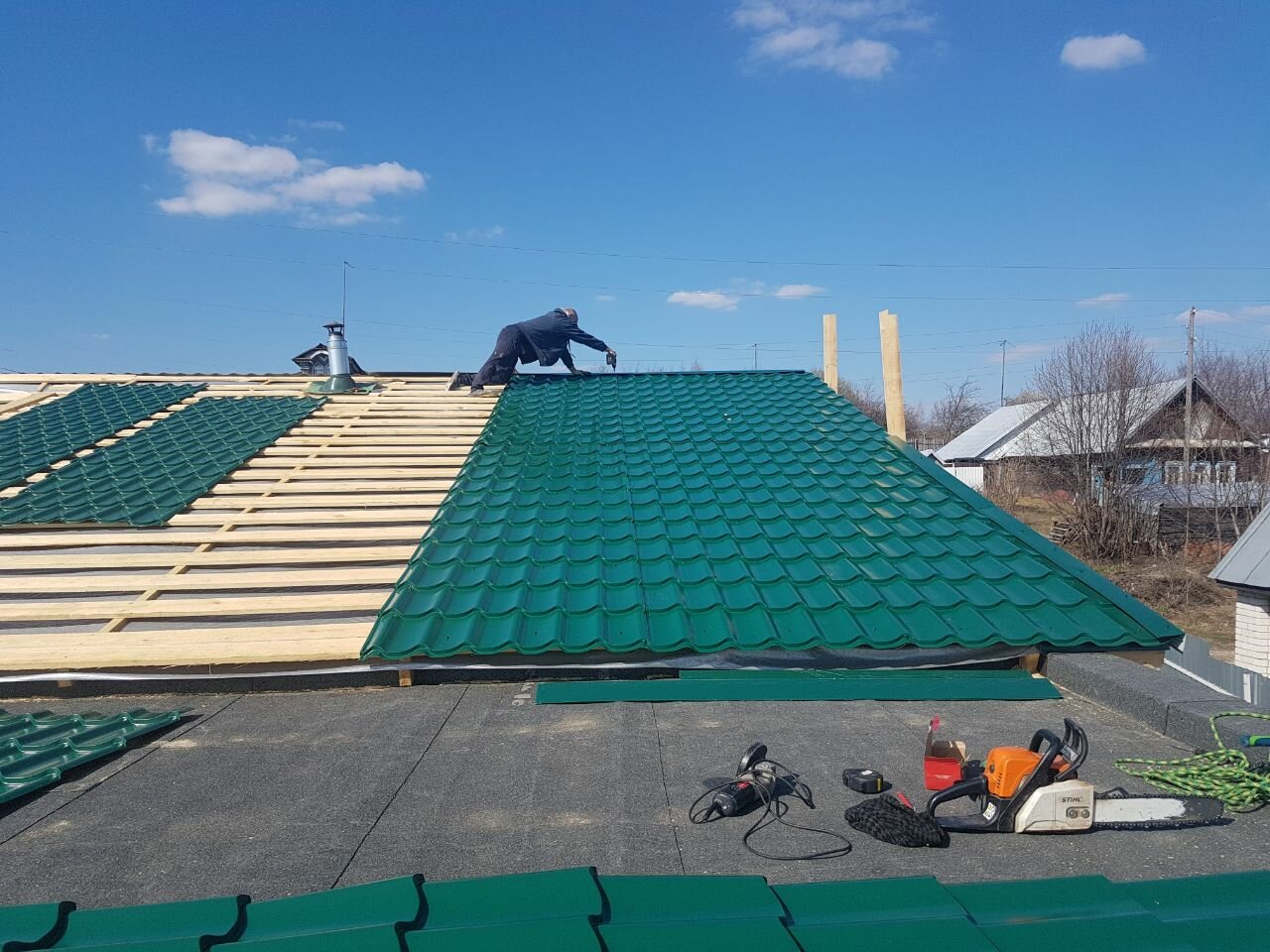 Ремонт крыши в луганске - 90 фото