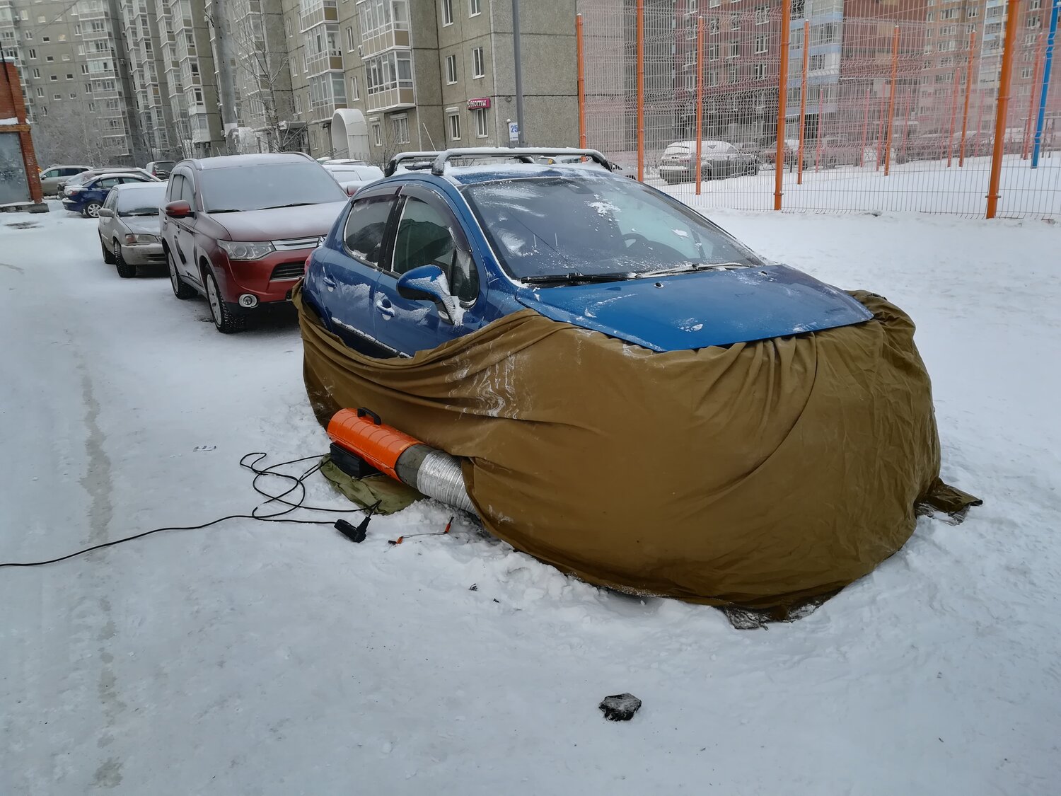 Отогрев автомобиля недорогой