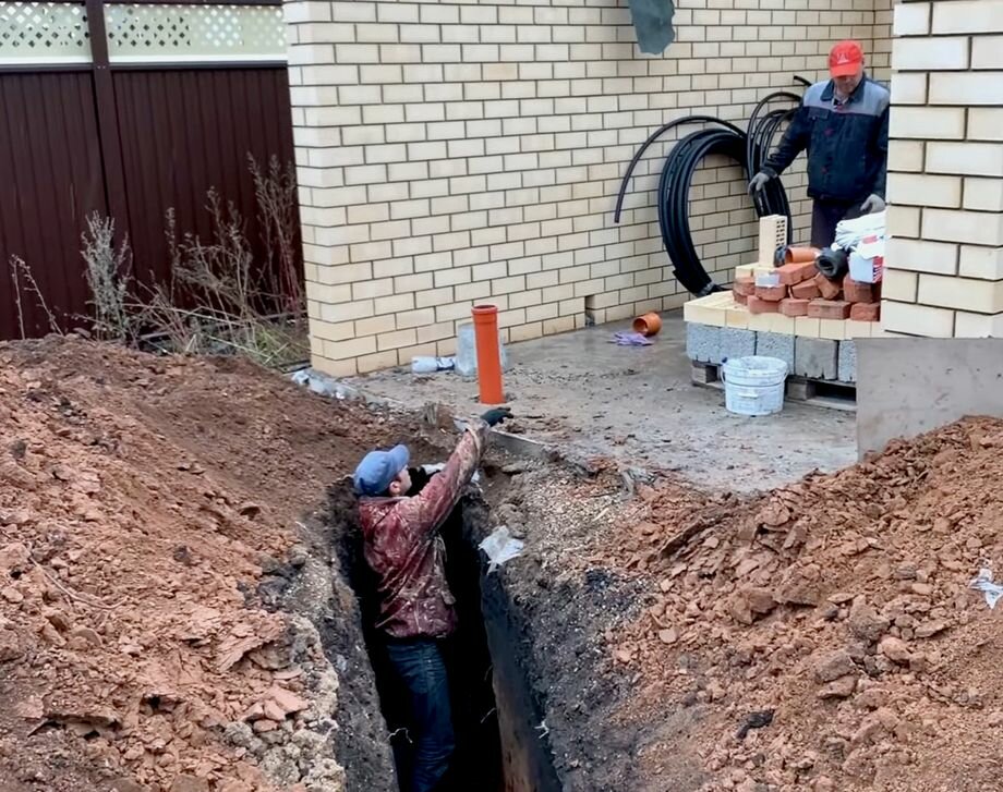 копка траншей, копка траншей вручную, копка траншей под газ, рытье траншеи вручную, копка водоотводящей канавы лопатой