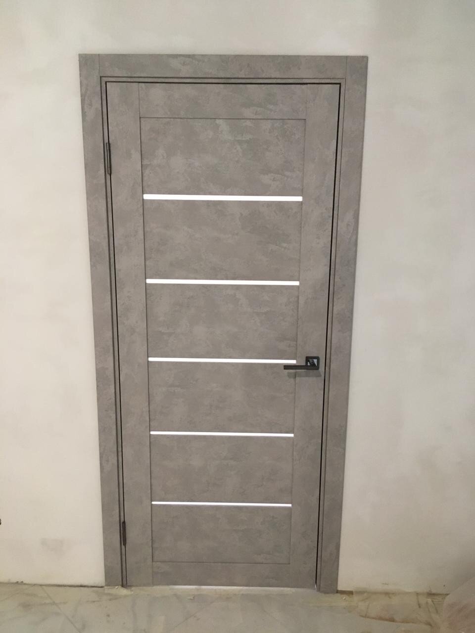 дверь, двери межкомнатные, дверь эко порта-22 grey veralinga magic fog 200*70, двери экошпон, двери порта