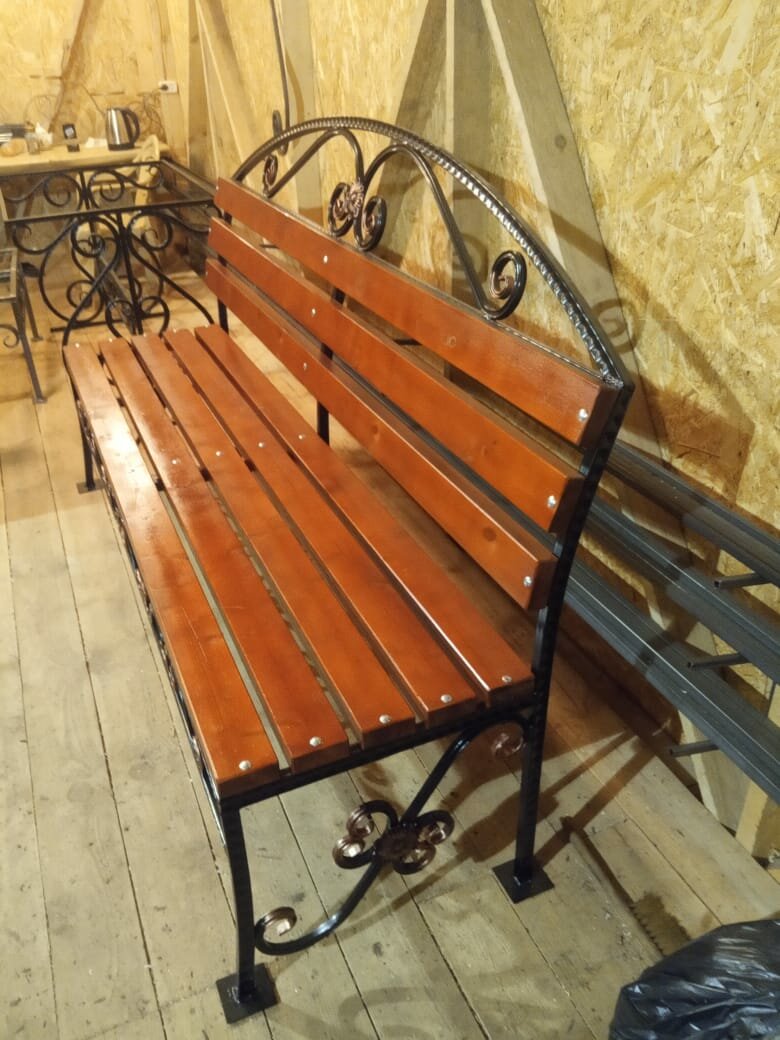 кованые скамейки, кованые лавки, кованная скамейка, ковка лавочки бюджетная, металлические скамейки