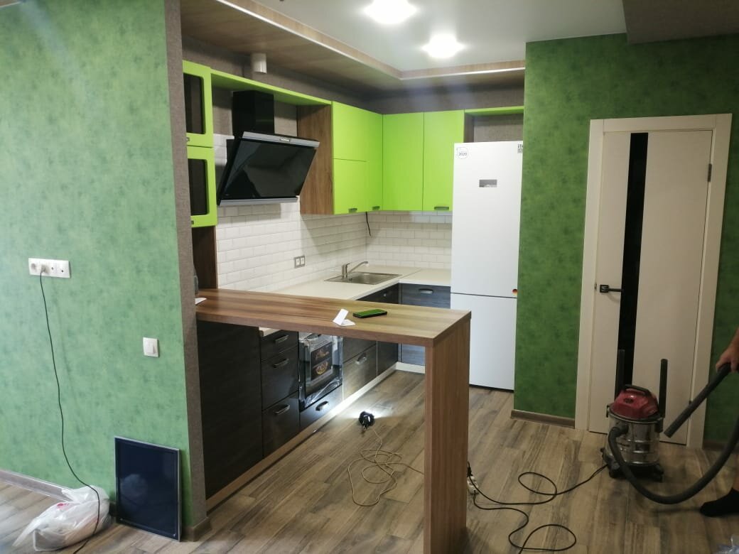 комната, квартира, кухня в квартире студии 20 кв.м, кухонный гарнитур, кухни