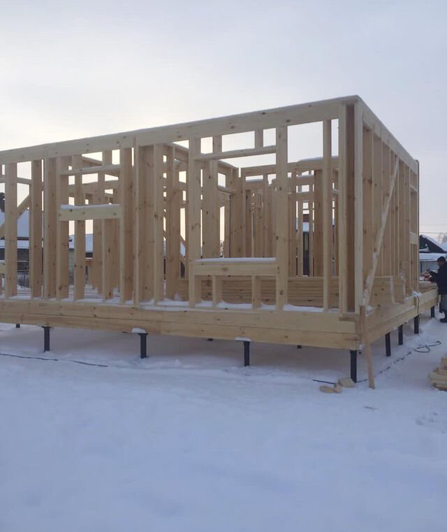 Строительство быстровозводимого дома