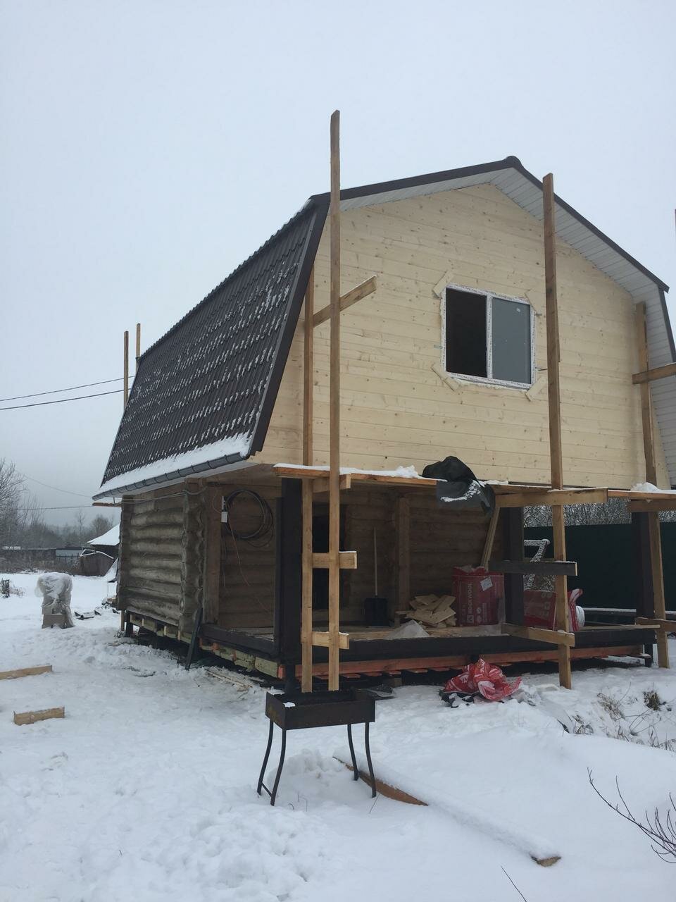 Конопатка сруба