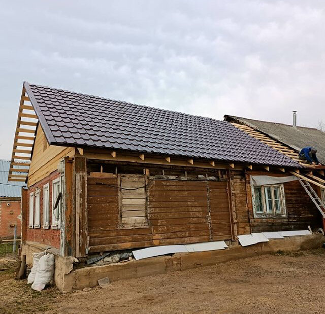 Ремонт крыши дачного дома