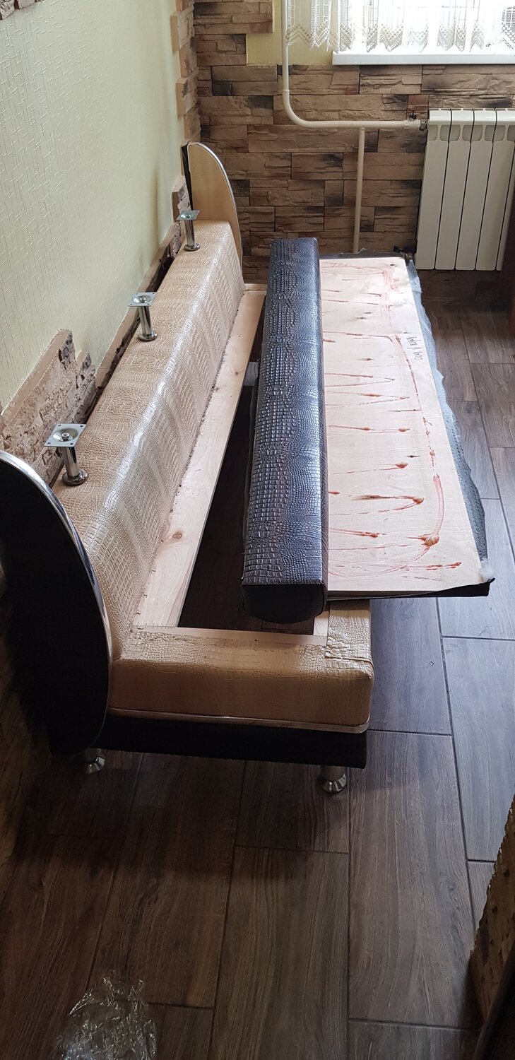 Обшить диван дермантином своими руками - 80 фото