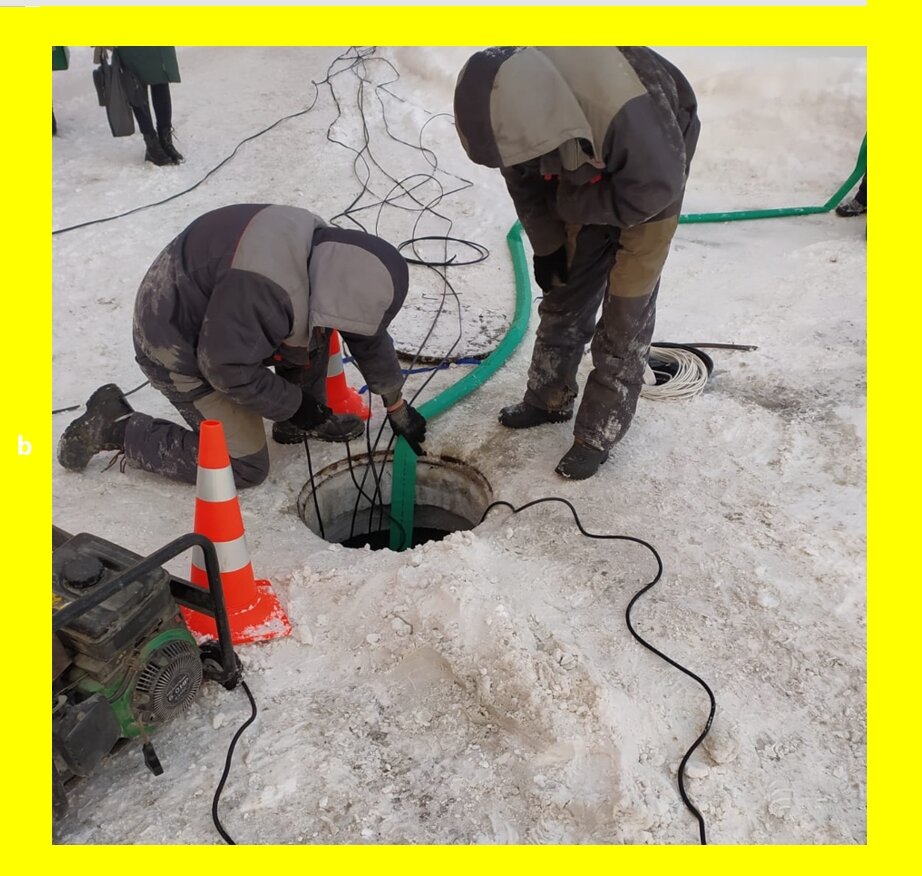 прочистка канализации загородного дома в зимний период, водоснабжение на даче в зимний период, алмазное сверление, зимний период, резка бетона