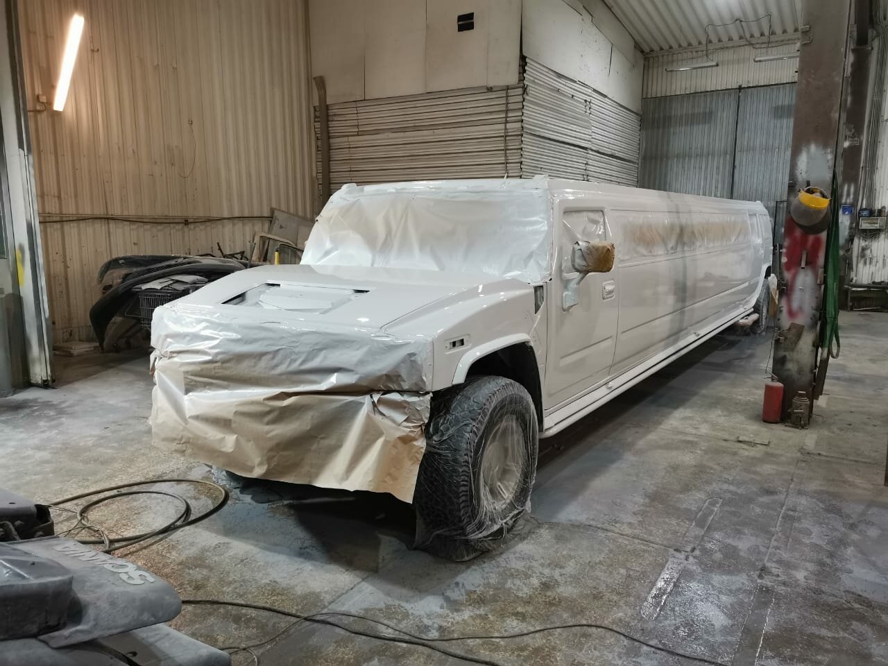автомобиль, покраска автомобиля, подготовка к покраске авто своими руками в гараже, кузовной ремонт, Lincoln Town Car II
