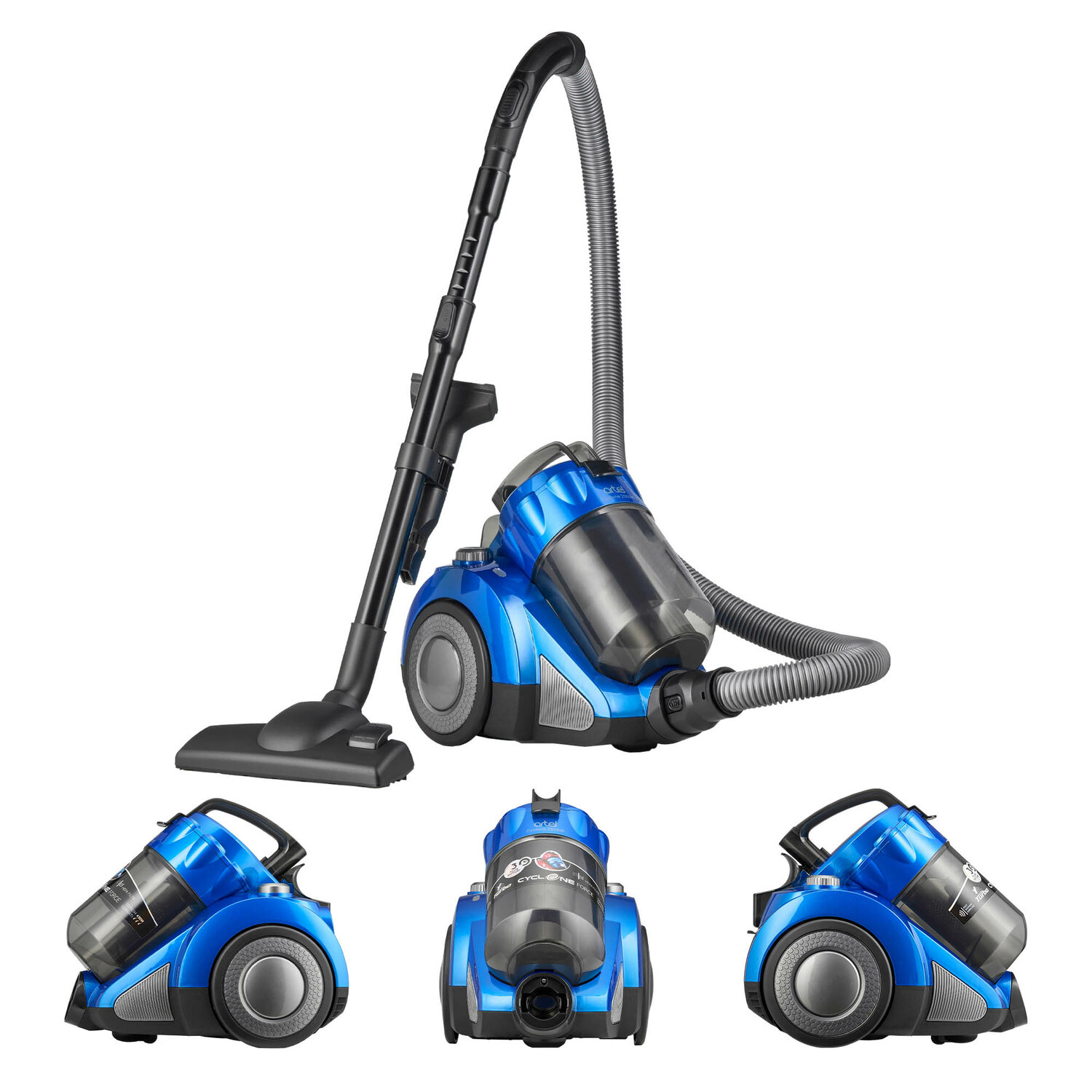 синий пылесос, пылесос самсунг, пылесос для дома, пылесос с контейнером, пылесос без мешка