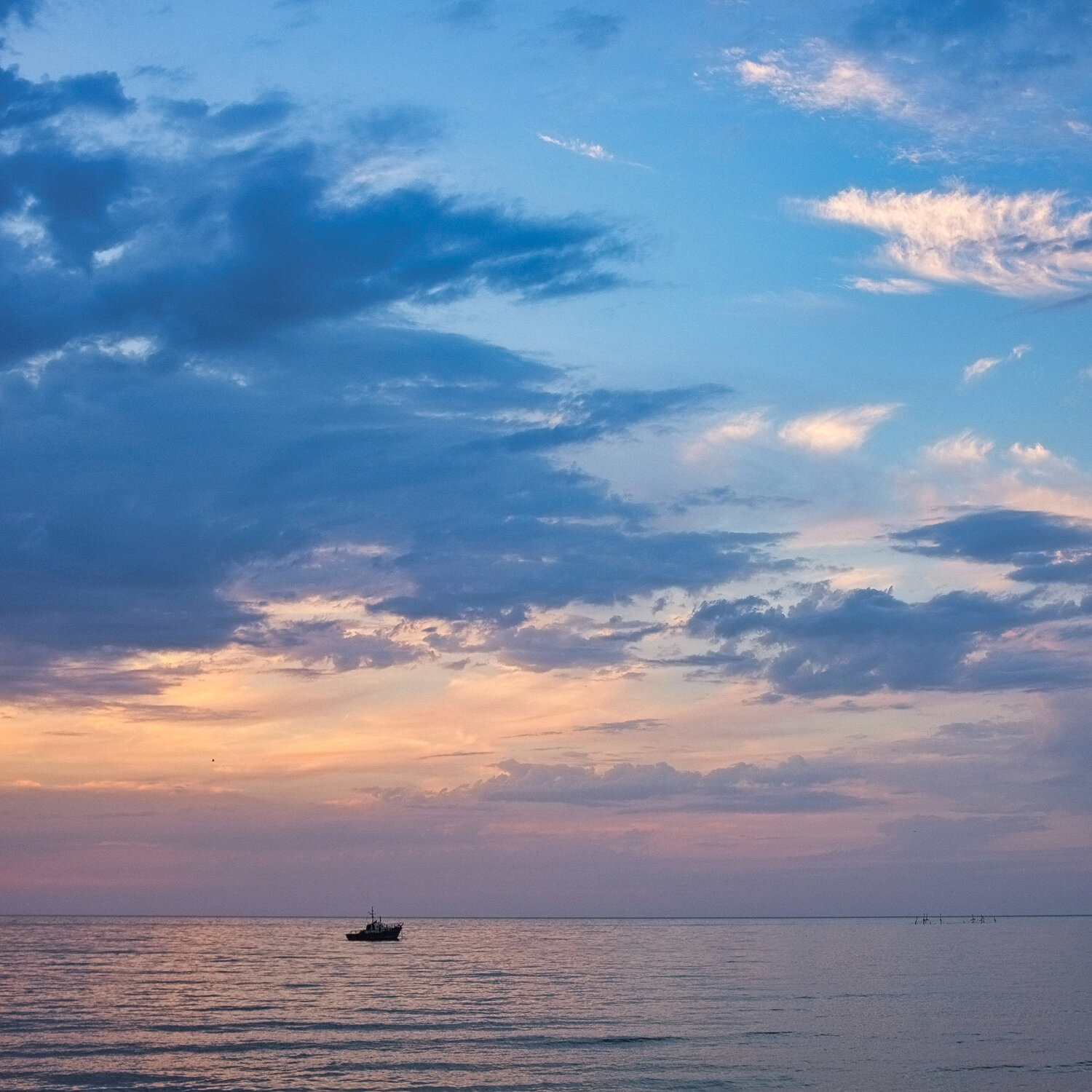море, природа, темнота, море пейзаж, облака море