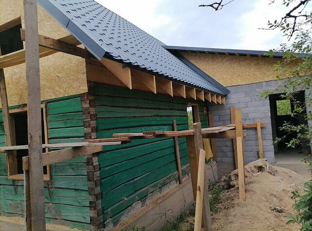 Сделать крышу