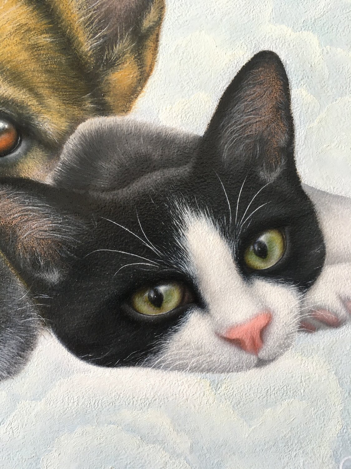 котик картина, кошка, коты живопись, картины с кошками, картины