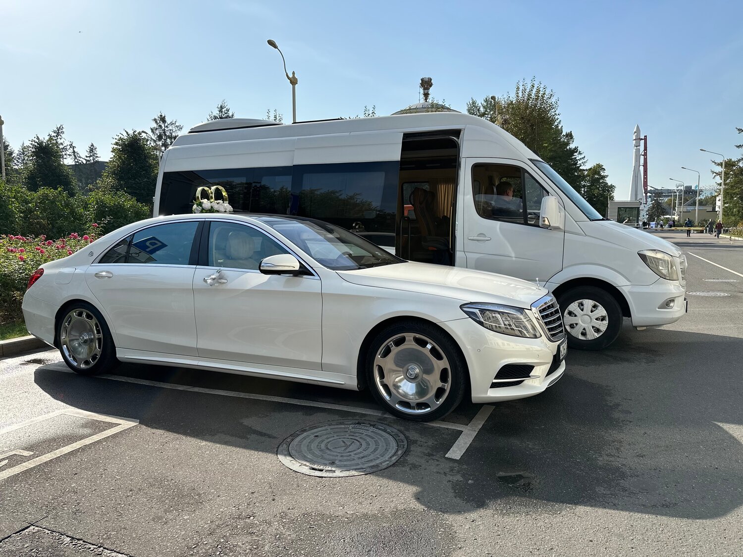 мерседес майбах белый, mercedes-benz s-класс, mercedes-maybach, белый майбах, Mercedes-Benz S-klasse AMG II (W221) Рестайлинг