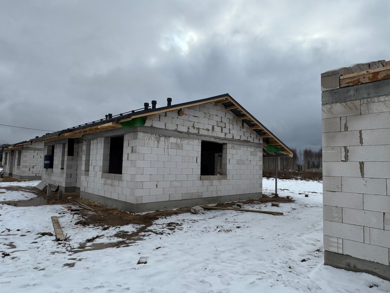 дом из газоблоков одноэтажный, одноэтажные дома из газобетона, одноэтажные дома из пеноблоков, одноэтажный дом из газобетона, дом в