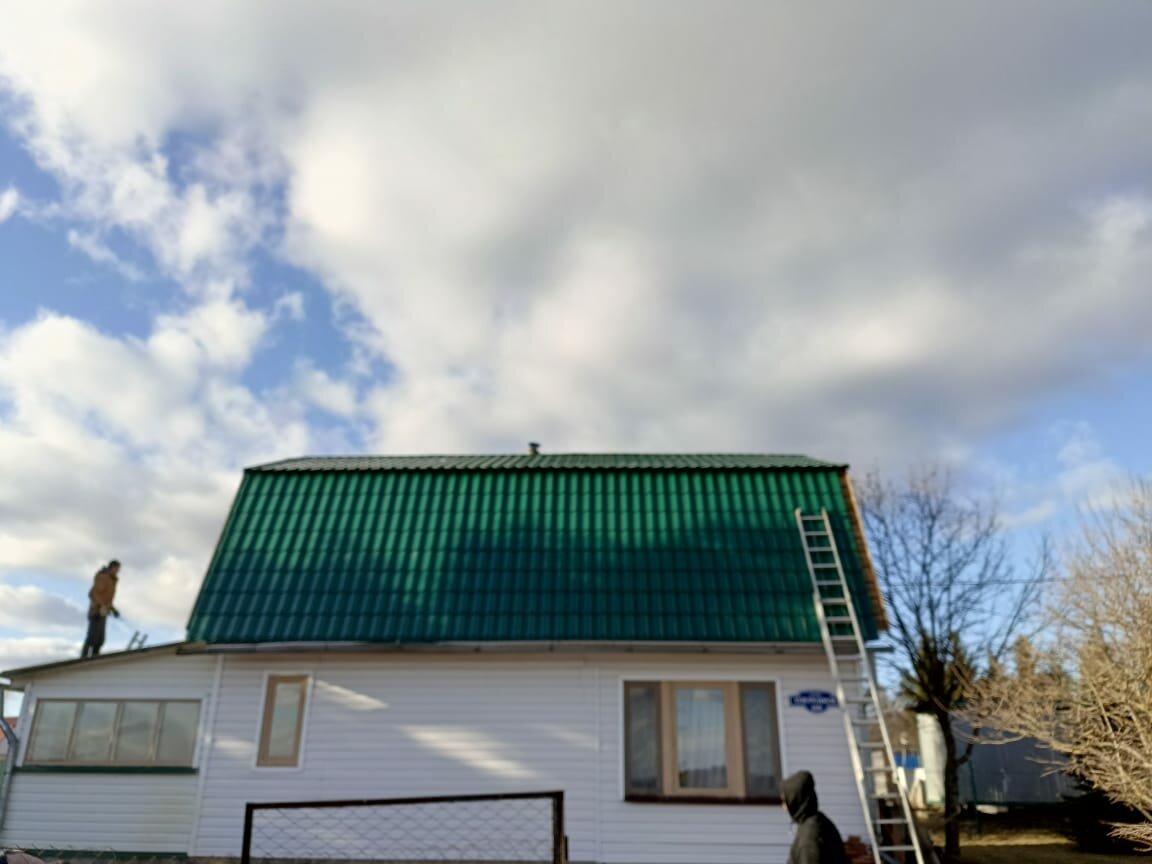 Ремонт крыши дачного дома