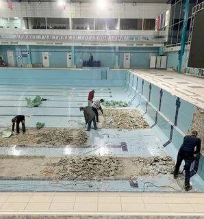 бассейн пингвин омск, бассейн, бассейн дельфин, бассейн дельфин березовский кемеровская область, строительство бассейна