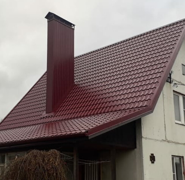 Монтаж кровли из металлочерепицы