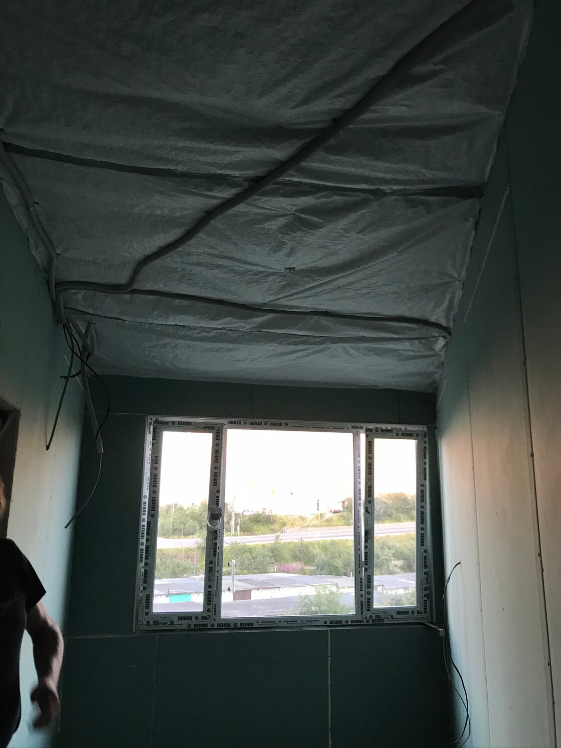 дом ревезень советская 156, потолок, пароизоляция форумхаус, поселок красное знамя, в деревне