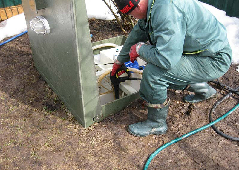 обслуживание септика астра, обслуживание септика, установка септика топас, септик топас сервис, установка септика