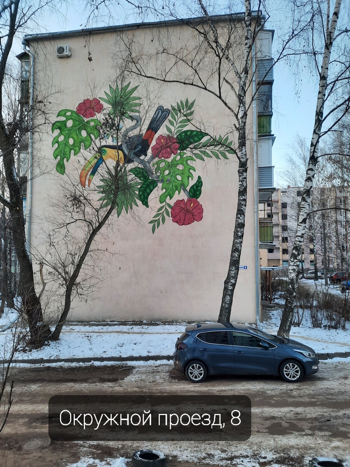 уличное граффити, стрит арт граффити, граффити омск, здание, граффити