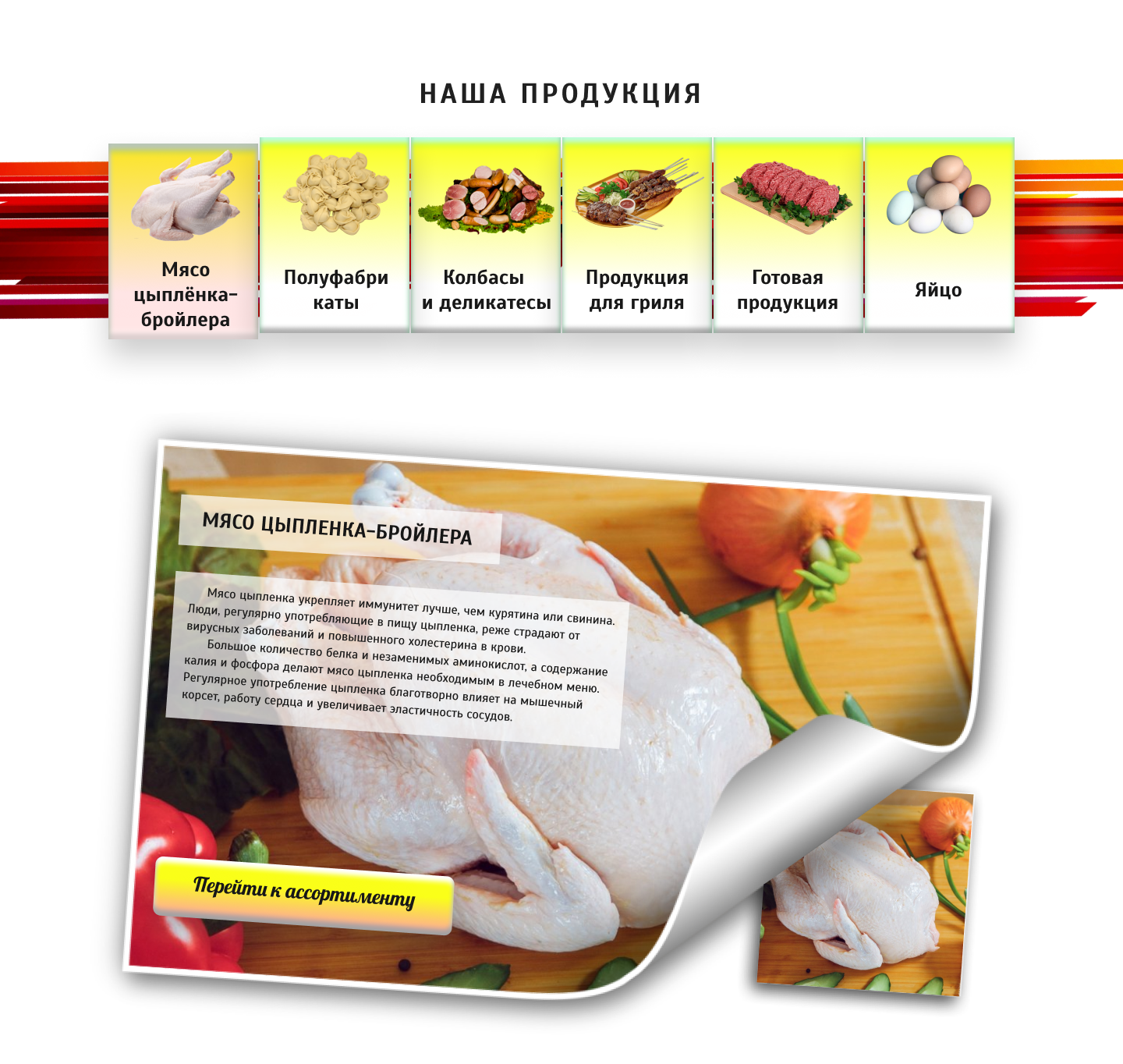мясо птицы полуфабрикаты, куриные полуфабрикаты баннер, мясо цыпленка, мясо курицы, продукты