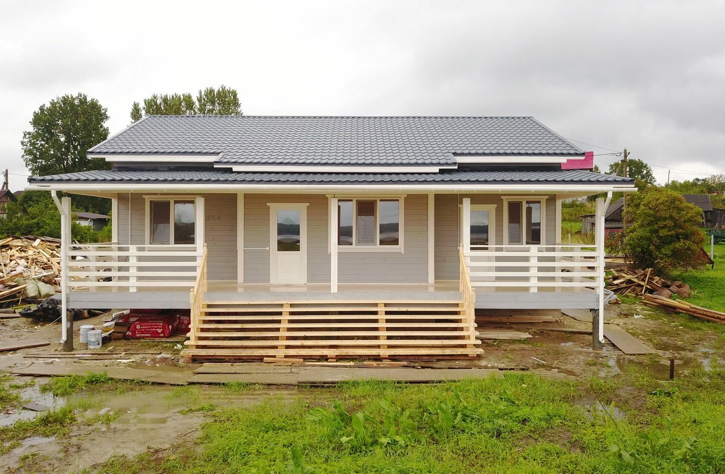 терраса 3.5*10, каркасный дом одноэтажный 150-200, одноэтажные каркасные дома, каркасный дом сканди, одноэтажный каркасный дом