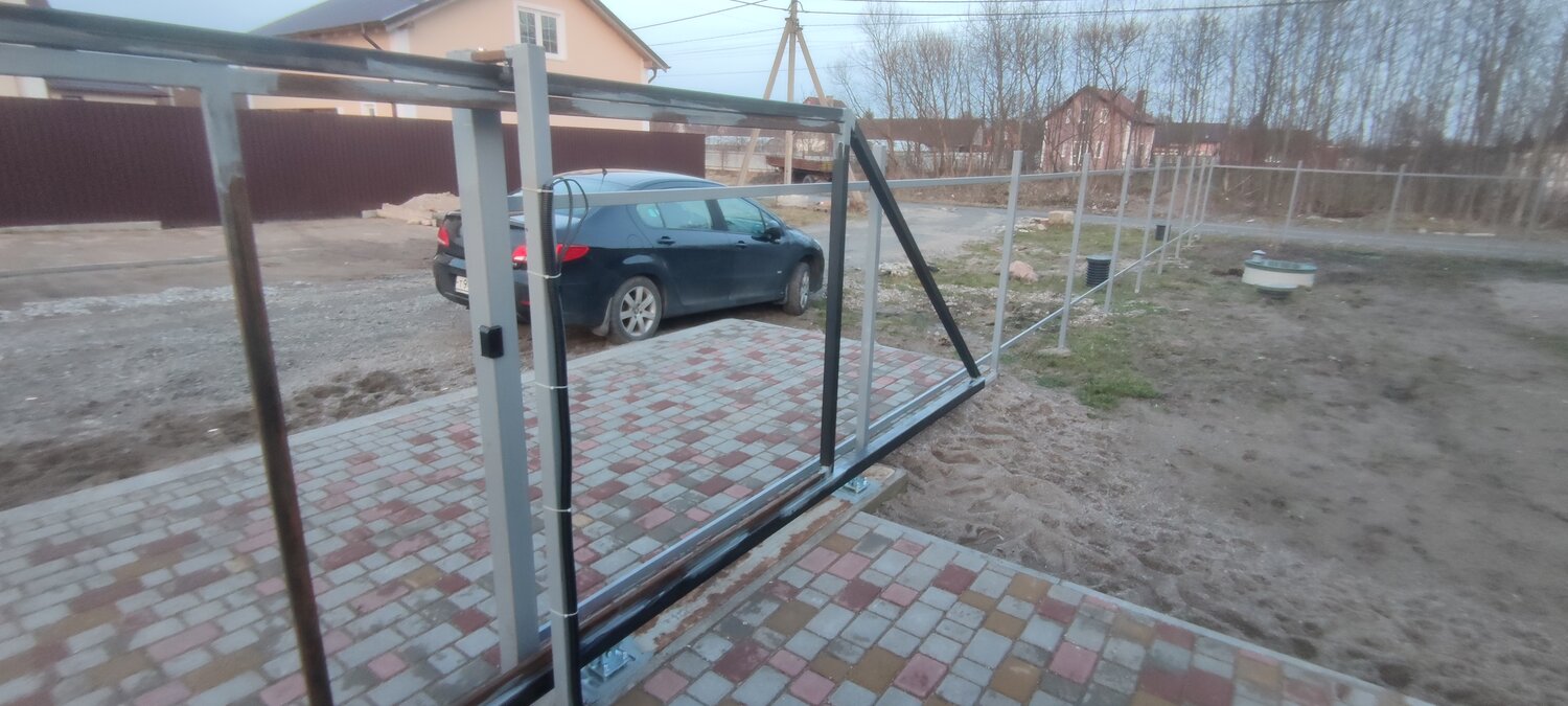 откатные ворота, ворота, автоматические откатные ворота, яксель ворота откатные, откатные ворота с автоматикой