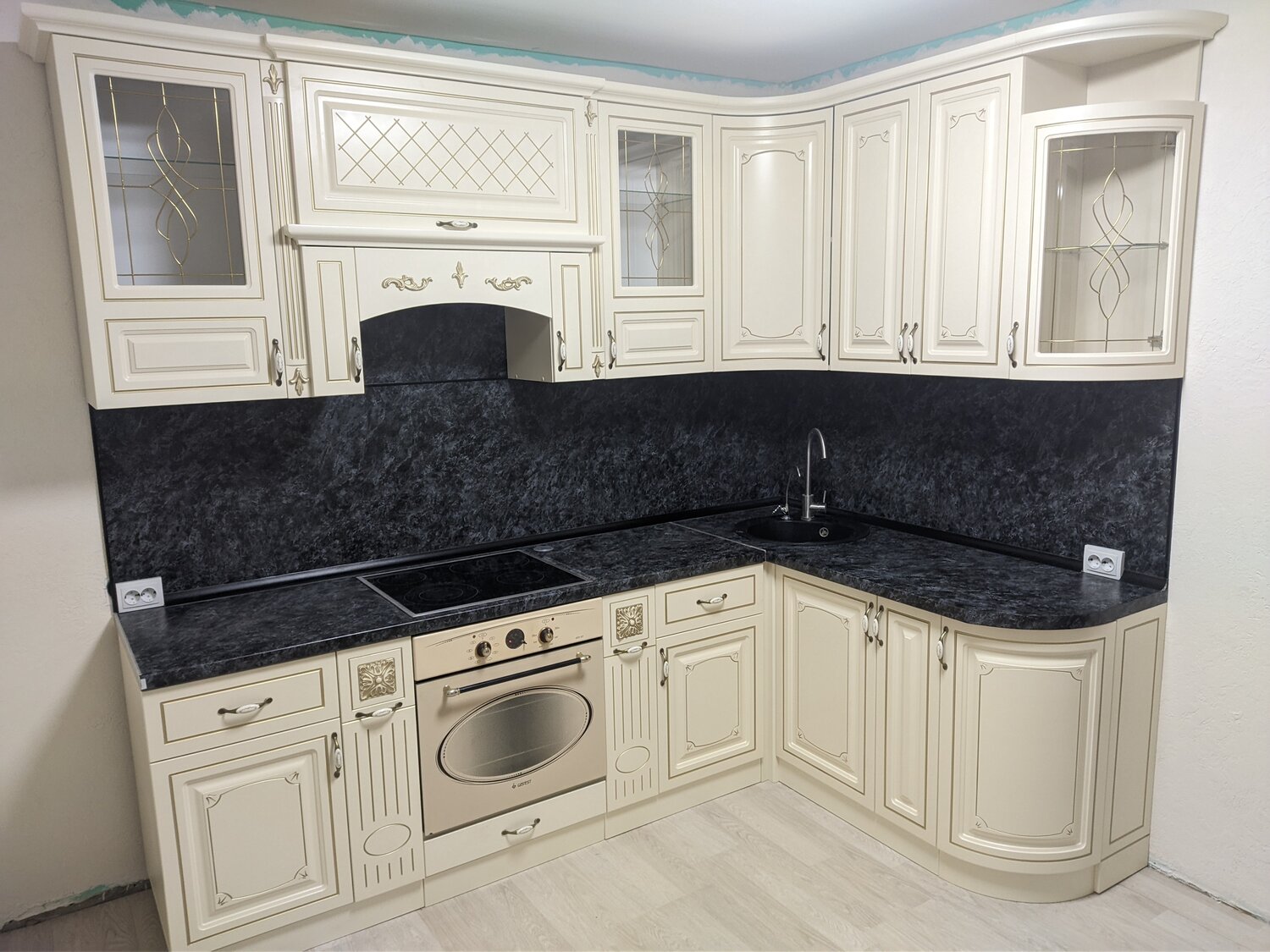 кухня прага угловая белая, кухни, кухня прага угловая, недорогие кухни, кухонный гарнитур