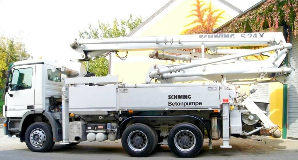 автобетононасос schwing s36x, автобетононасос schwing 34 xg маз, бетононасос, автобетононасос schwing s34x, schwing бетононасос 36