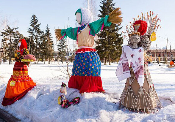 масленица, чучело масленицы, сибирская масленица, последний день масленицы, народный праздник масленица