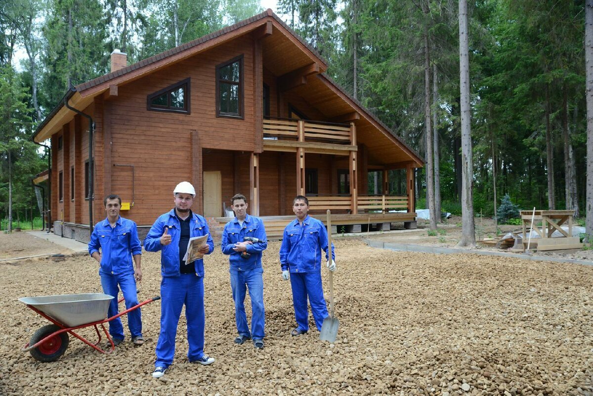 строительство загородного дома, строительство домов, строительная бригада, строительство частного дома, строительство деревянных домов