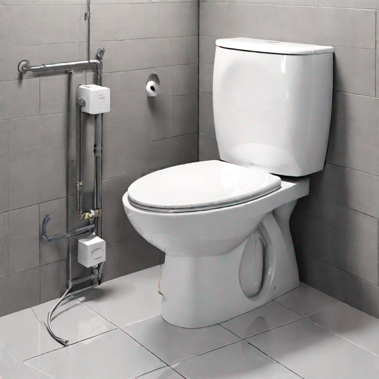 гигиенический душ grohe sena 26329000, гигиенический душ для унитаза, унитаз, гигиенический душ для унитаза в интерьере