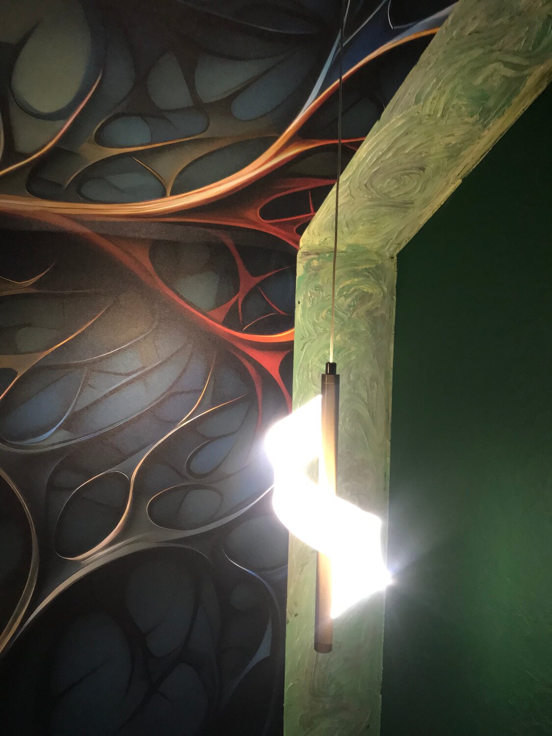 интерьер, футуристическая архитектура, абстракция, стиль бионика в интерьере, дизайн