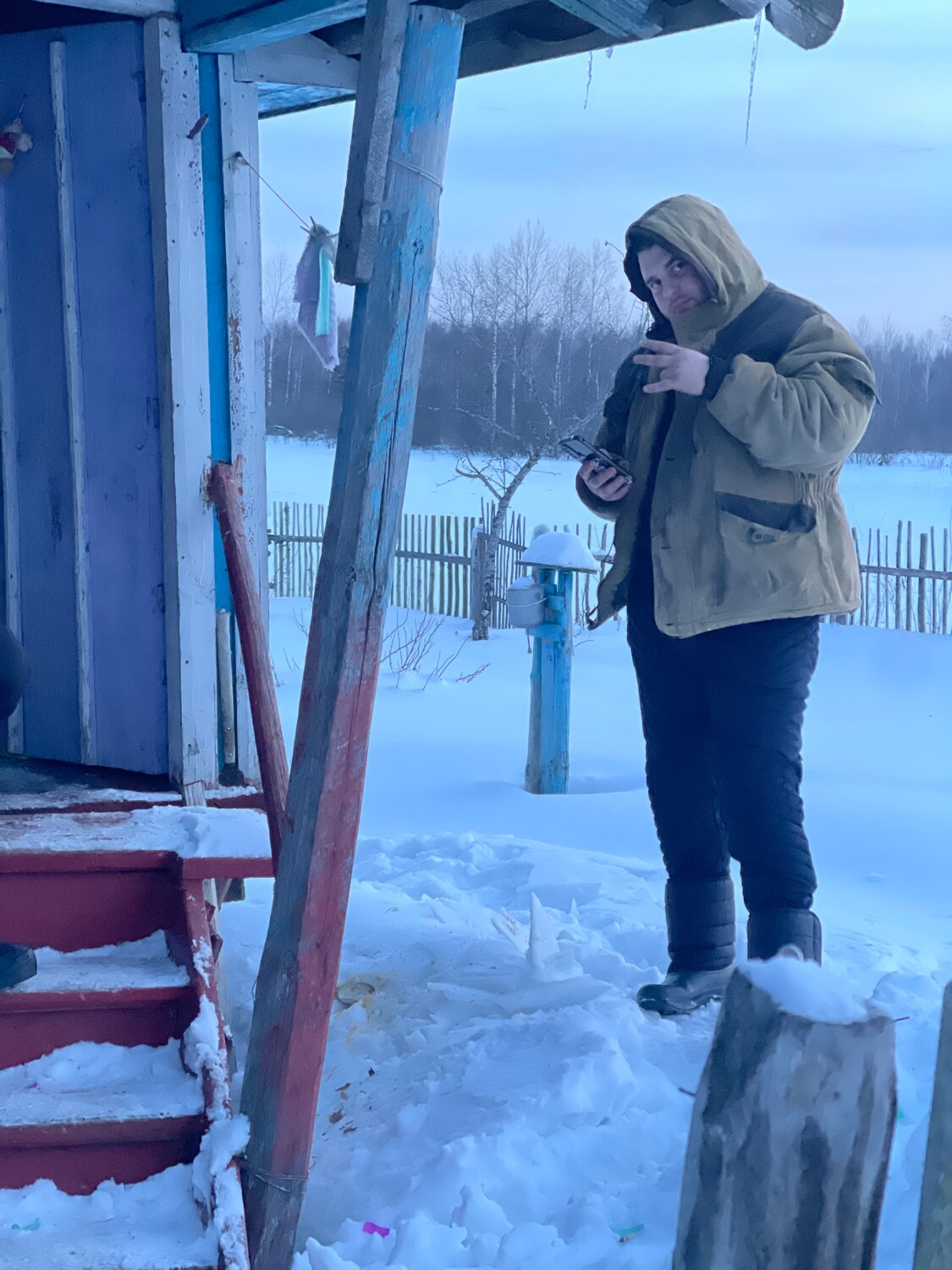 женщина, в деревне, человек, зов тайги, зима