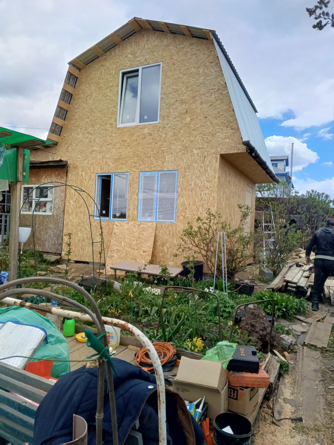 дачный дом, дом дача, дачный домик, загородный дом, дачный домик обшитый осп 3