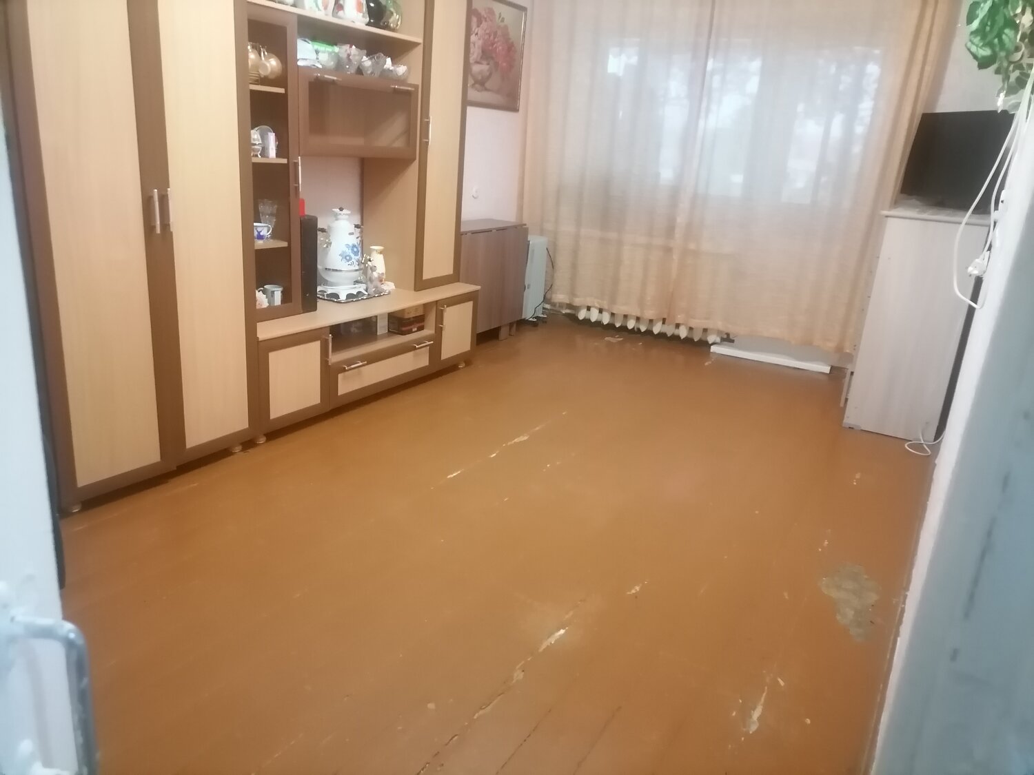 квартира, интерьер, комната, квартира в панельном доме, однокомнатная