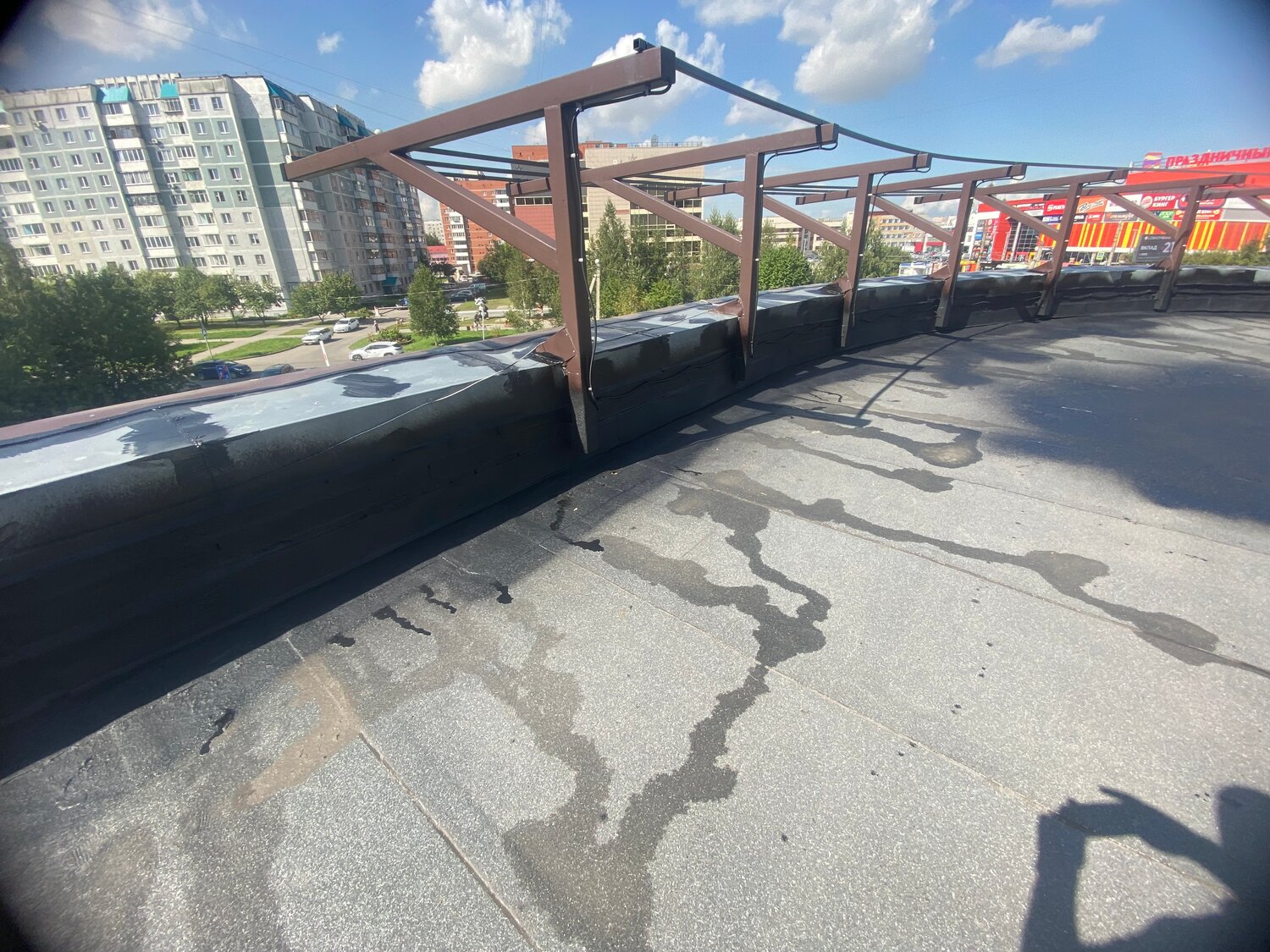 парапетное ограждение плоской кровли artika, ограждение парапета кровли, ограждение кровли сбоку парапета ф.оптима., ограждение кровли технониколь ко/pro/pl/600-2, ограждение парапета