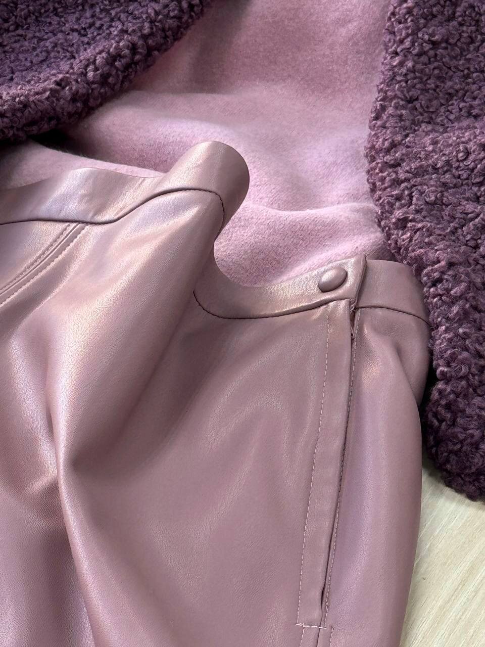 женская верхняя одежда, верхняя одежда, атласная ткань, атлас ткань пыльная роза, мерсеризованный сатин