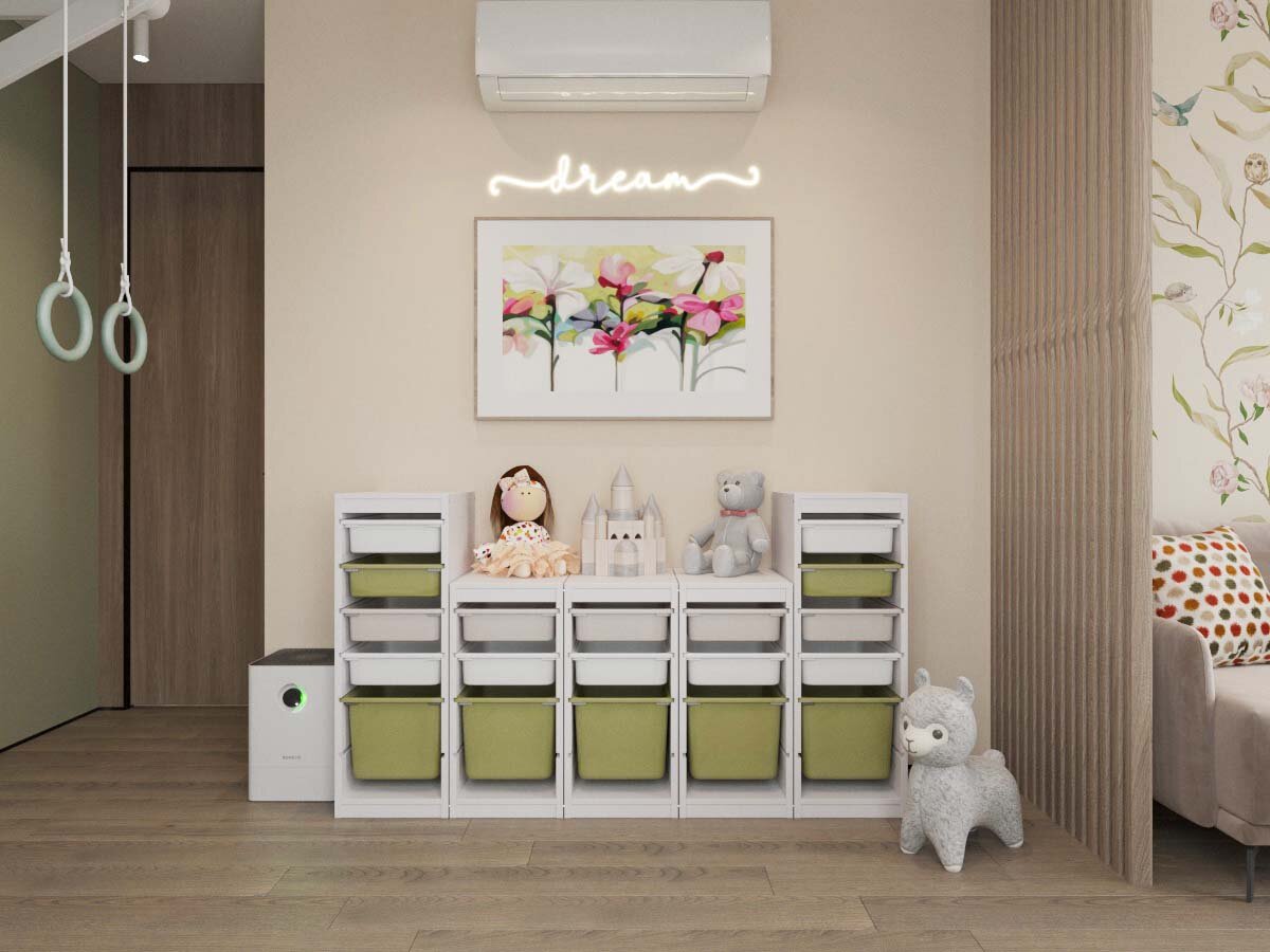 детская комната дизайн, интерьер детская, детская комната 8м2, детская комната в светлых тонах, дизайн проект детской комнаты